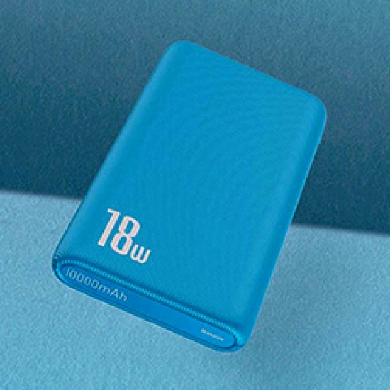Baseus N1PD Bipow Quick Charge Power Bank PD+QC 10000mAh 18W Blue